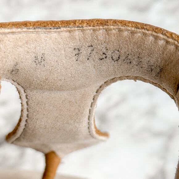 SAS Sanibel Comfort Sandal Thong Womens Size 6 M Flip Flop Caramel Tan Tripad - Picture 6 of 7